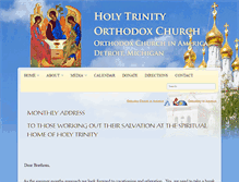 Tablet Screenshot of holytrinitydetroit.com